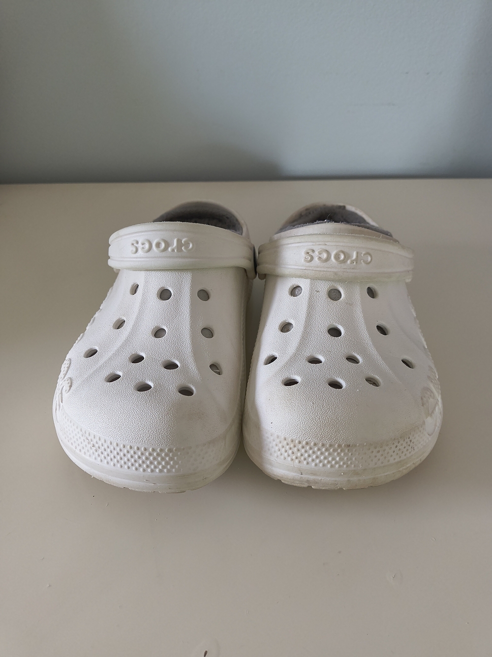 Crocs Kids Classic Clog Lined - White